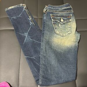 True religion blue jeans size 28